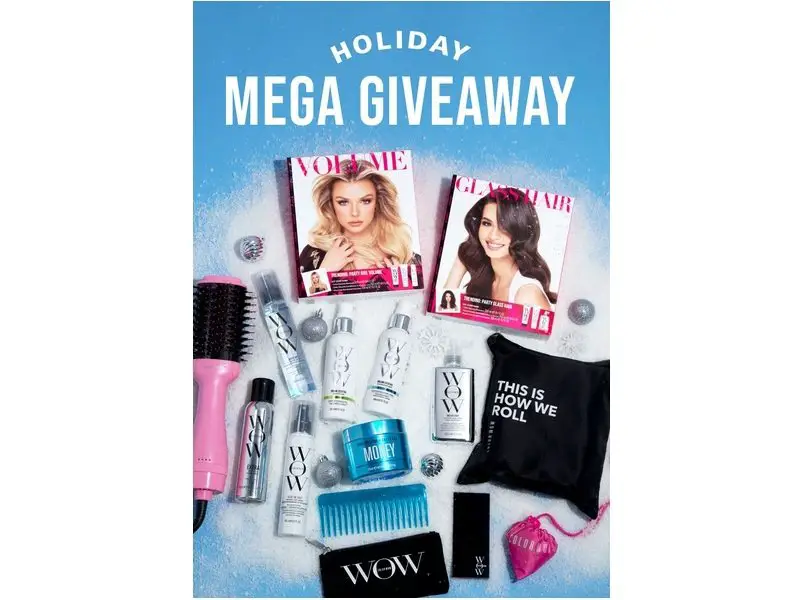 COLOR WOW Holiday Mega Giveaway - Win Hair Care Products and More