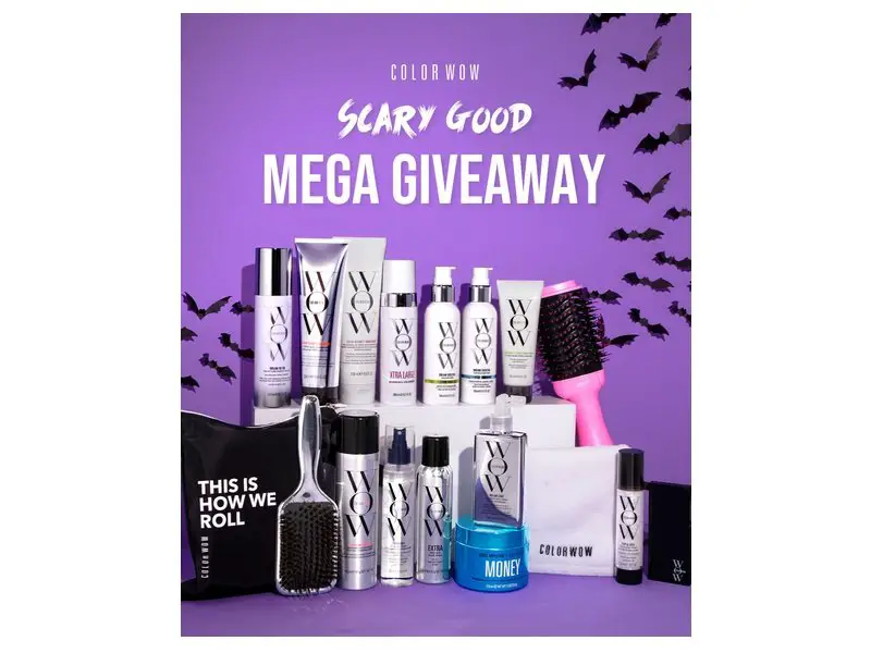 COLOR WOW MEGA Giveaway - Win Hair Care Products Worth $521.50