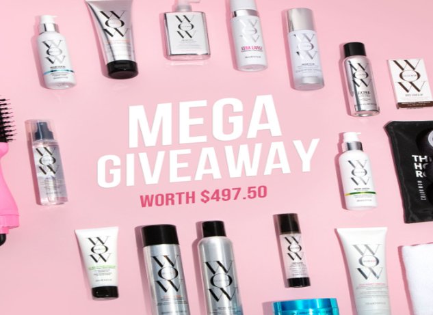 Color Wow Mega Sweepstakes - Win A Color Wow Shampoo, Styling Cream, Conditioner & More