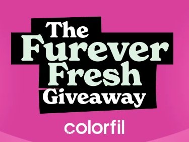 Colorfil Furever Fresh Giveaway - Win a Lifetime Supply of Colorfil Air Filters