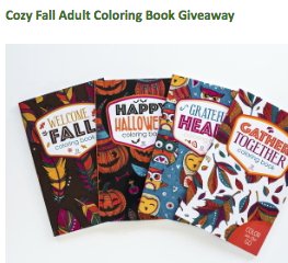 Coloring Book Giveaway
