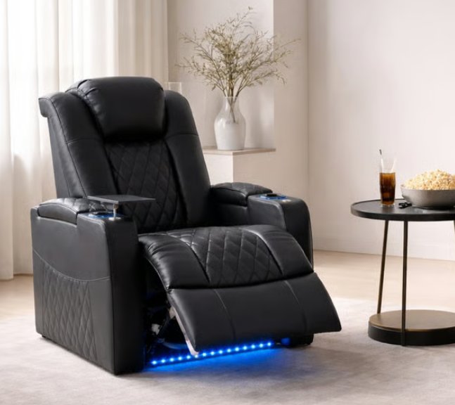 comfiroom April Giveaway - Win An $899 Black Theater Seat