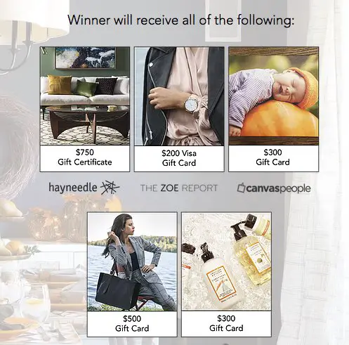 Comforts Of Fall Sweepstakes