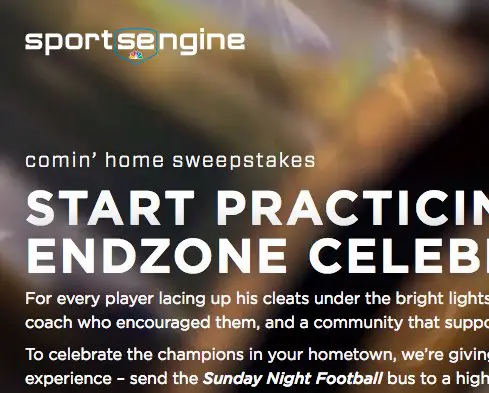 Comin Home Sweepstakes