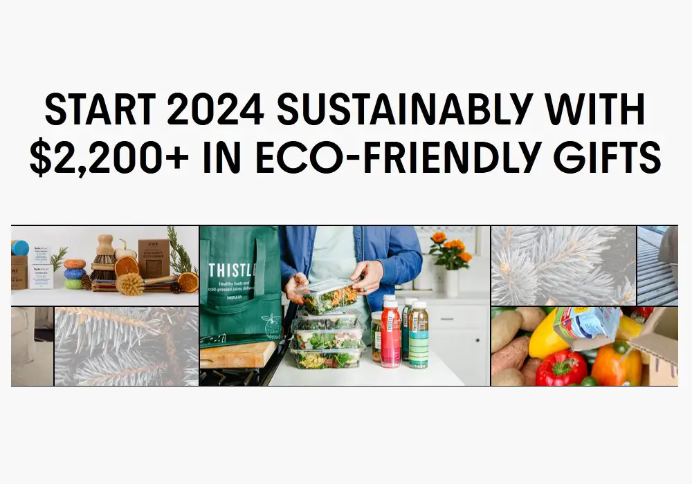 Commons Sustainable New Year's Sweepstakes - Win A $2,200 Prize Package