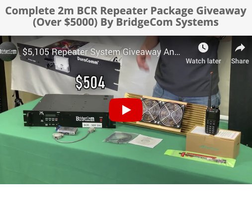 Complete 2m Repeater Package Giveaway