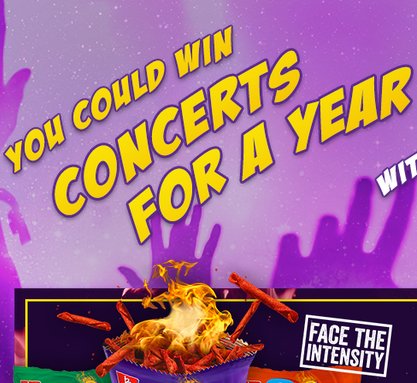 Concerts For A Year Takis Sweepstakes
