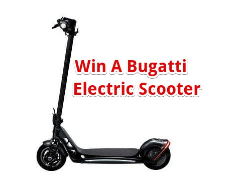 CONSUMERSCONNECT Bugatti Electric Scooter Giveaway - Win An Electric Scooter
