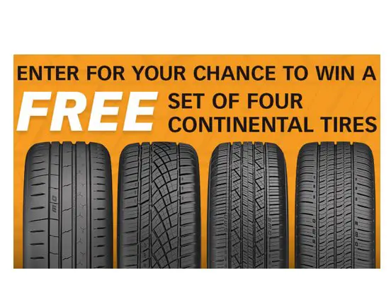 Continental Tire POWERNATION Summer 2026 Sweepstakes - Win A Set Of Tires Worth $1,200