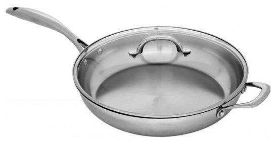 Cook up a win with the $79.96 Rasa Malaysia Swiss Diamond PREMIUM STEEL Saute Pan Giveaway!