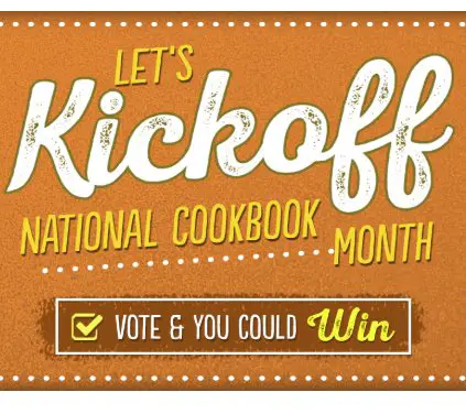 Cookbook Kickoff Sweepstakes