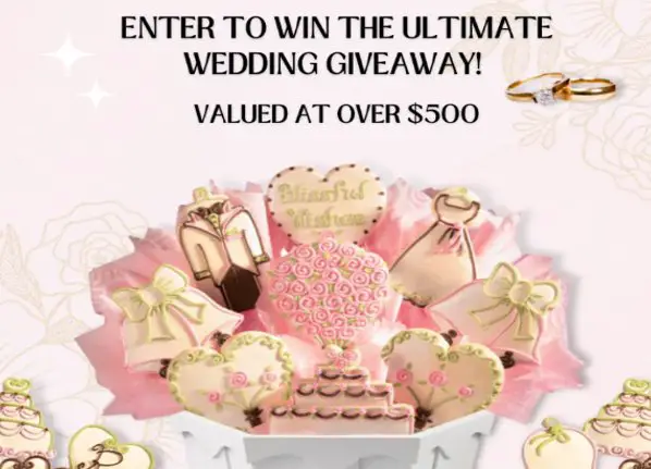 Cookies by Design Ultimate Wedding Cookie Giveaway - Win $500 Worth Of Specially Designed Wedding Cookies
