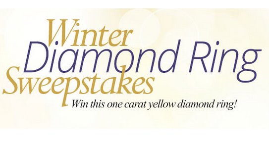 Cool Winter Diamonds Sweepstakes!