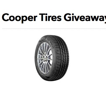 Cooper Tires Sweepstakes
