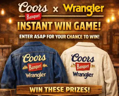 Coors Banquet x Wrangler Instant Win Game - Coors Banquet Merch Up For Grabs (160 Winners)