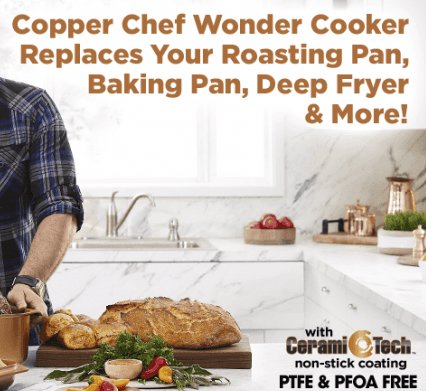 Copper Chef Wonder Cooker Set Giveaway