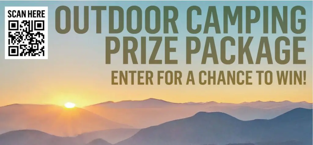 Corby Outdoor Camping Prize Pack Sweepstakes - Win 1 Outdoor Fire Pit, 4 Mugs, And 1 Table & Chair Set (3 Winners)