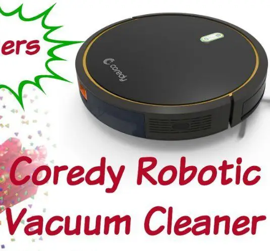 Coredy Robotic Vacuum Cleaner Giveaway: 2 WINNERS!