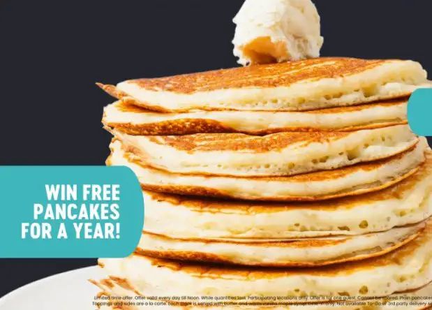 Corner Bakery Cafe Free Pancakes for a Year Giveaway - WIn Free Pancakes For A Year