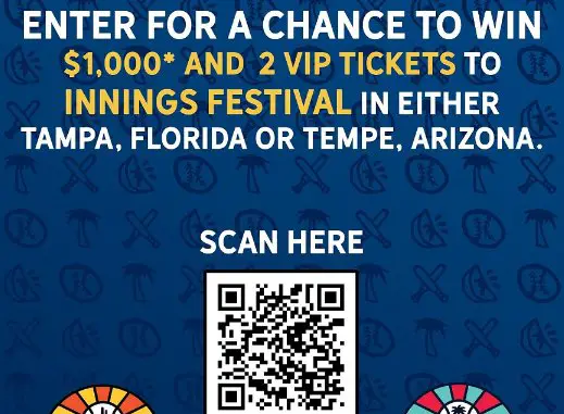 Corona Baseball Festival Sweepstakes  - Win VIP Tickets To The Innings Festival & A $1,000 Gift Card (Limited States)
