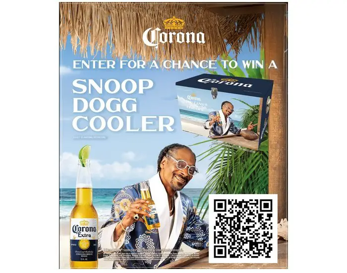 Corona Extra® Snoop Dogg Cooler Sweepstakes 2022 - Win a Branded Cooler
