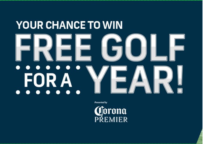 Corona Premier Free Golf For A Year Giveaway - Win A $3,500 Golf Package