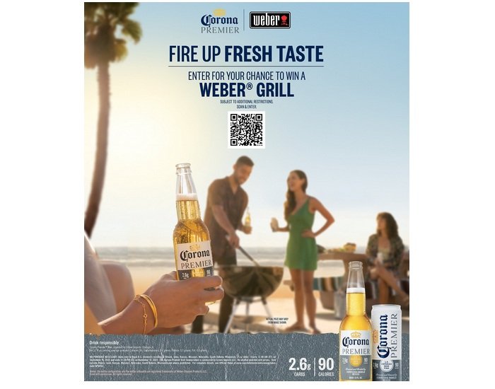 Corona Premier® Grill Sweepstakes - Win a Weber Gas Grill