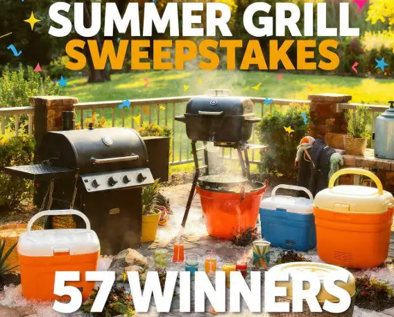 Corona Summer Grill Sweepstakes - Grills & Coolers Up For Grabs (57 Winners)