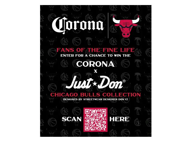 Corona X Just Don X Chicago Bulls Collection Sweepstakes - Win A Pair Of Sneakers And Merch (Illinois Only)