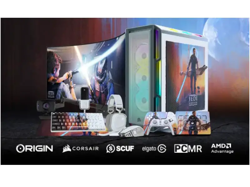 Corsair Origin PC X Star Wars Jedi Survivor Giveaway - Win A Gaming PC, Streaming Gadgets And More