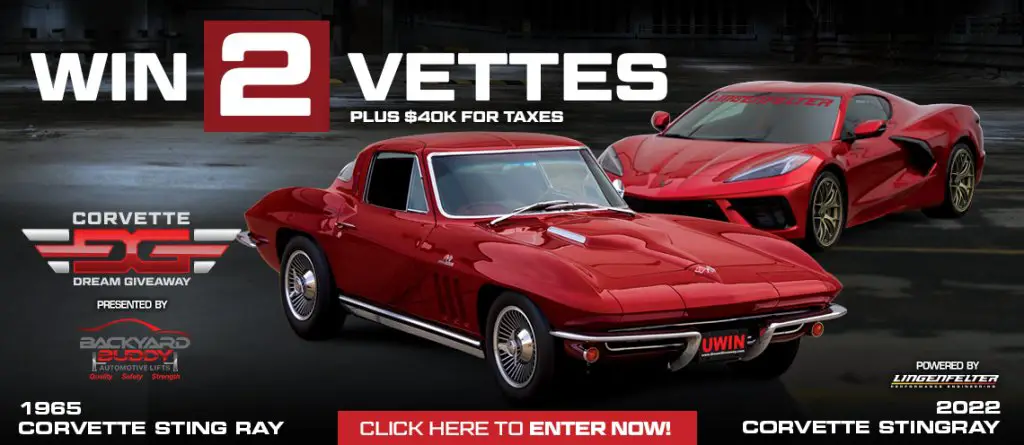 Corvette Sweepstakes - Win 2 Corvettes + $40,000 In The 2022 Corvette Dream Giveaway