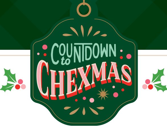 Countdown To Chexmas Holiday Sweepstakes - Win A $350 Hallmark Channel Prize Pack (100 Winners)