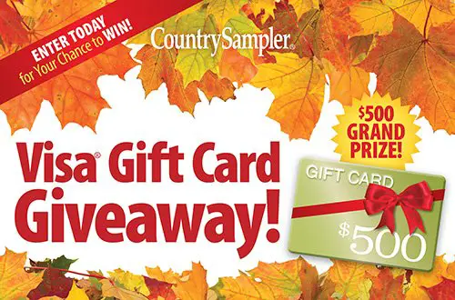 Country Sampler $500 Visa Gift Card Sweepstakes - Win $500