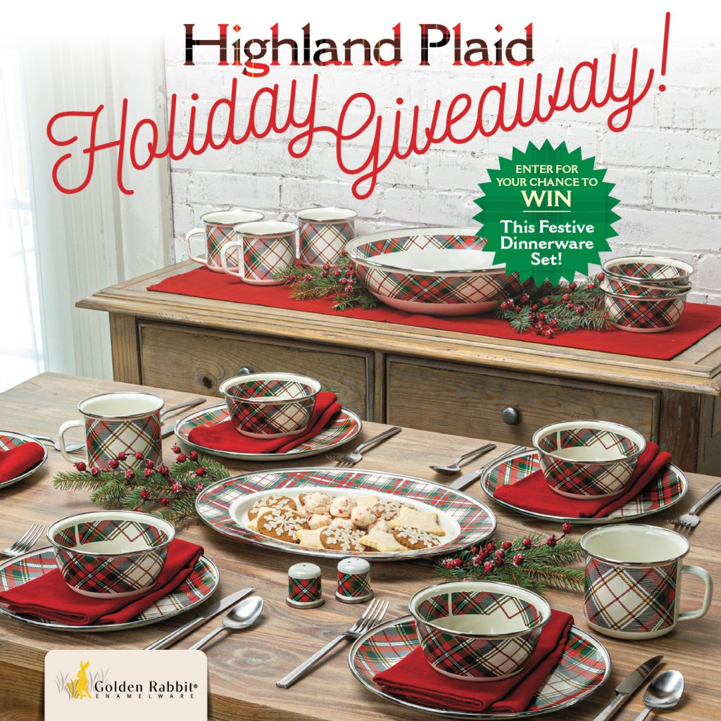 Country Sampler Farmhouse Style Dinnerware Sweepstakes – Win A $571 Festive Dinnerware Set