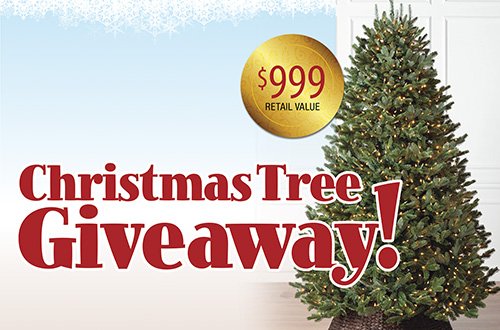 Country Sampler Magazine Christmas Tree Giveaway - Win A $1,000 Christmas Tree