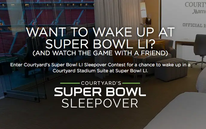 Courtyard Marriott Super Bowl Sweepstakes!