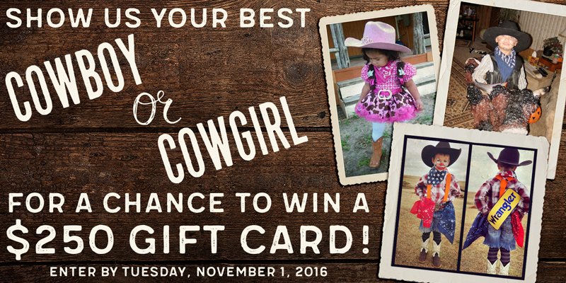 Cowboys & Cowgirls Costume Contest!