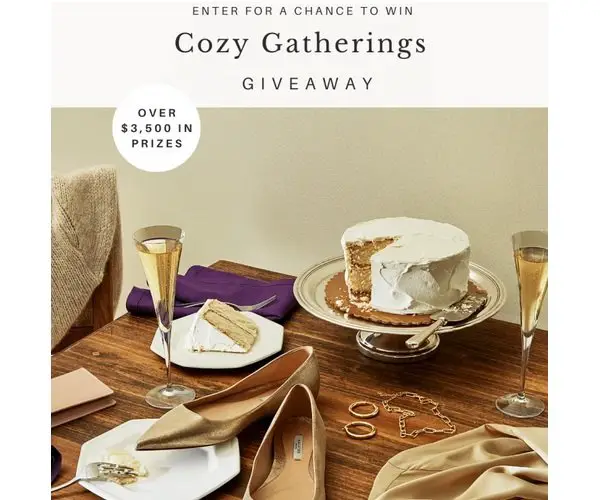 Cozy Gatherings Giveaway - Win Gift Cards, Books and More!