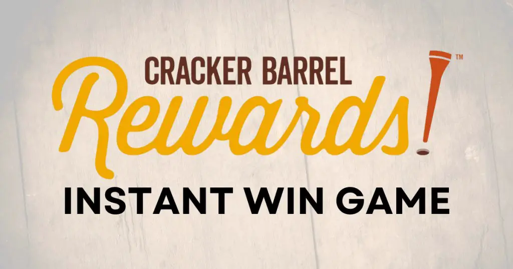 Cracker Barrel Rewards Instant Win Game Giveaway – Instant Prizes, 15,304 Winners