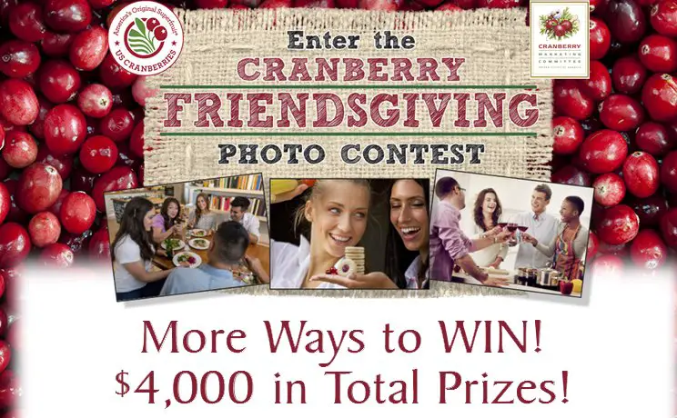 Cranberry Friendsgiving Photo Contest - 8 Winners!