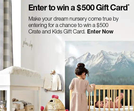 Crate and Kids Gift Card