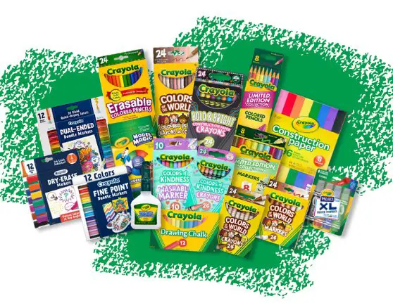 Crayola Back to School Sweepstakes - Win Markers, Crayons, Scissors, Glue & More