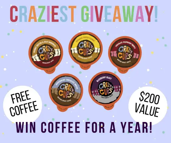 Crazy Cups Free For A Year!