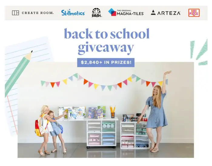 Create Room Back To School Giveaway - Win Create Room Products & More