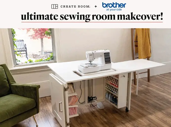 Create Room + Brother Ultimate Sewing Room Makeover Sweepstakes - Win A $2,455 Prize Package