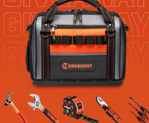 Crescent Loaded Tool Bag Giveaway - Win a bag full of Crescent tools