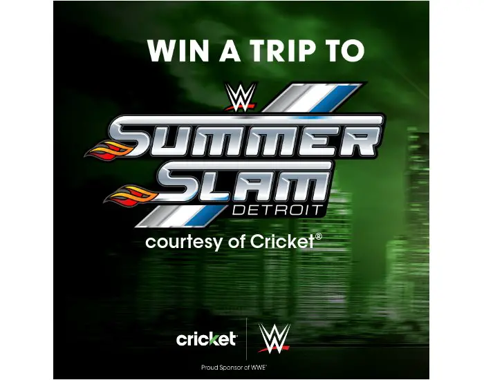 Cricket Wireless 2023 SummerSlam Flyaway Sweepstakes - Win A Trip For Two To The 2023 SummerSlam And More