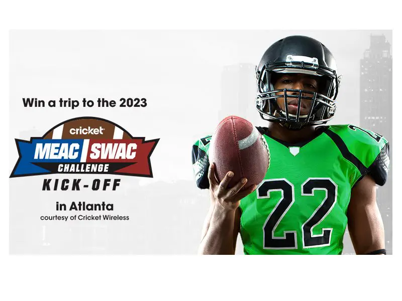 Cricket Wireless Flyaway Sweepstakes - Win A Trip For Two To The 2023 MEAC/SWAC Challenge Kick-Off