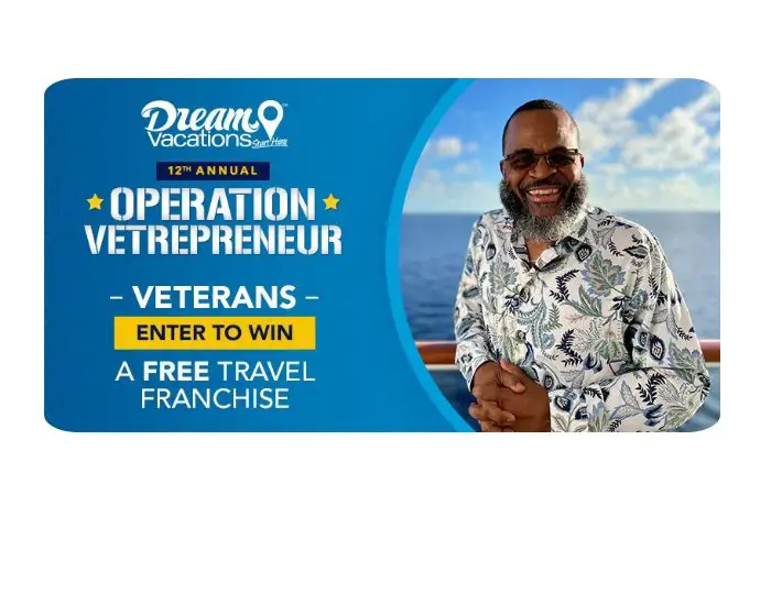 CruiseOne Operation Vetrepreneur Contest - Win A Dream Vacation Home-Based Business (3 Winners)