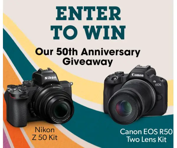 Crutchfield 50th Anniversary Giveaway - Win A DSLR Camera